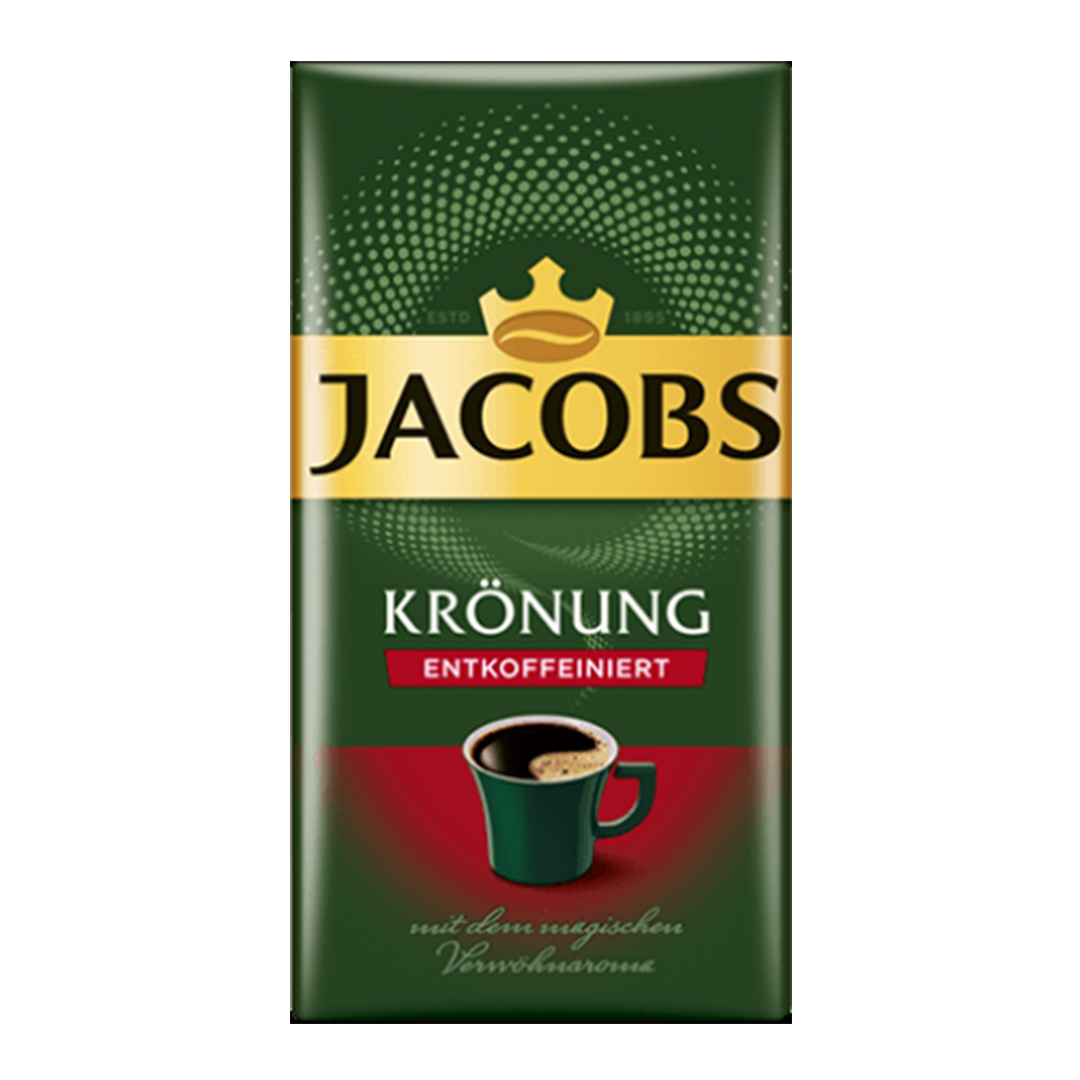 Jacobs Krönung Decaf 500g - Valkoinen Risti - Vita Korset